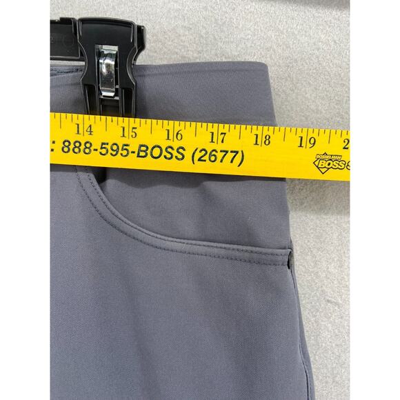 Public Rec Pants Mens 34x34 Gray Work Day Chino 5-Pocket Flat Front Straight Leg - Picture 5 of 14